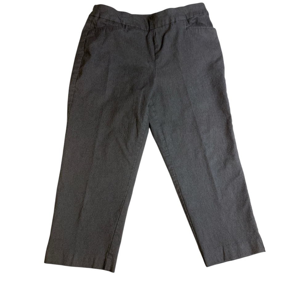 Time and Tru Dark Charcoal, Gray Capri Bermuda shorts Pants 8-10